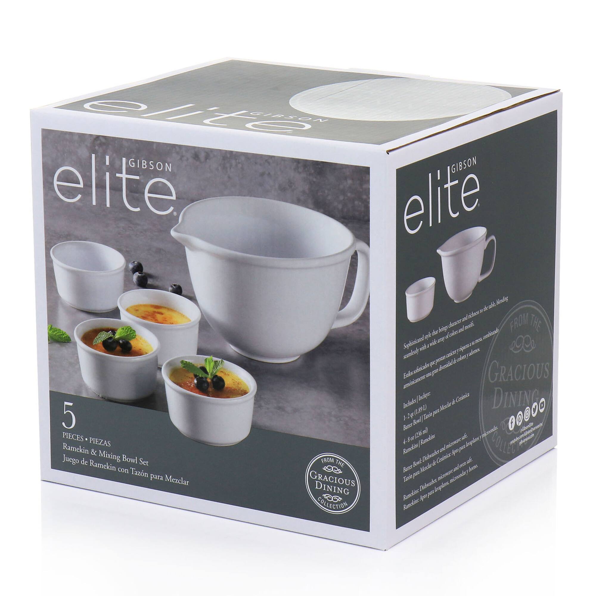 Gibson Elite® Ramekin & Mixing Bowl Set